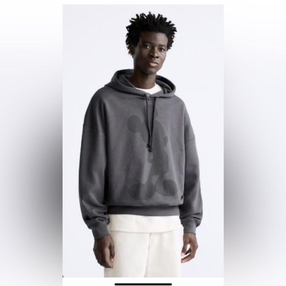 Zara Disney Mickey Shadow Hoodie